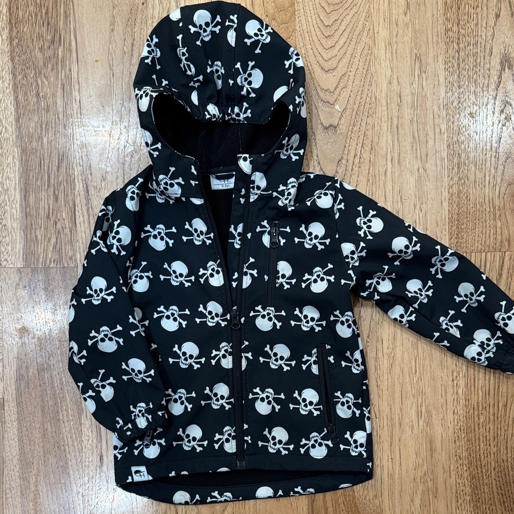 George Hats Skull Print Black Everyday jacket 3-4yr